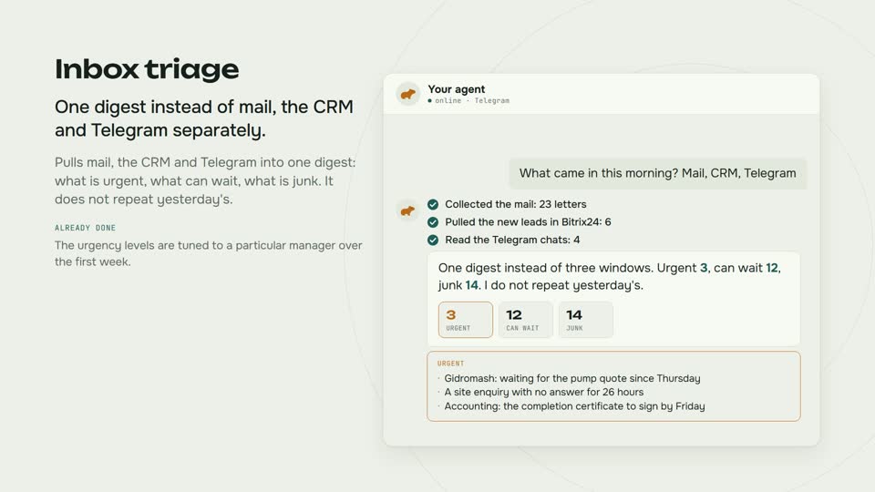 Inbox triage