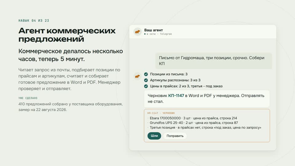 Агент коммерческих предложений