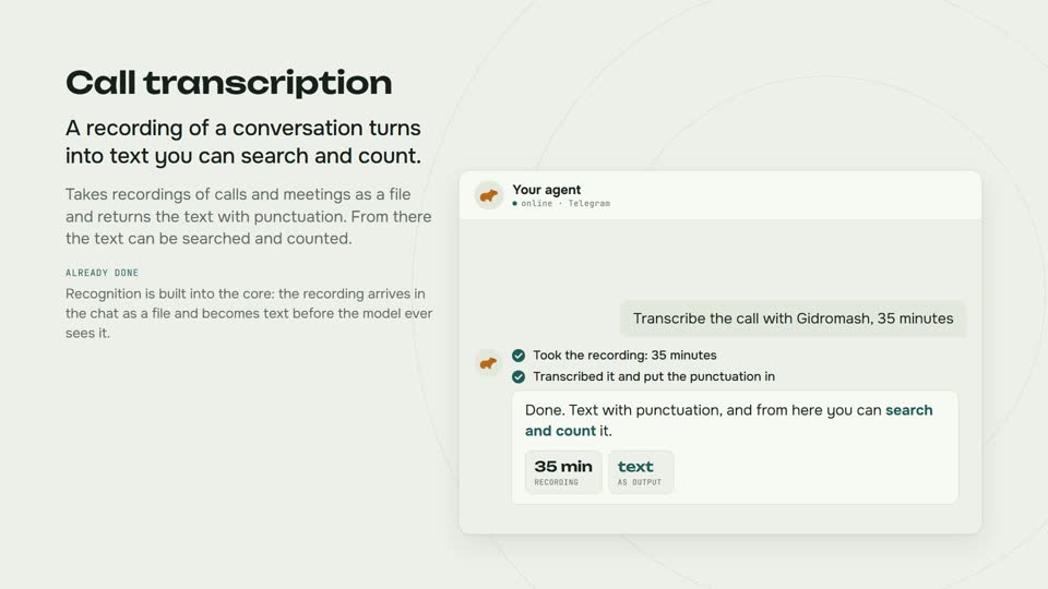 Call transcription