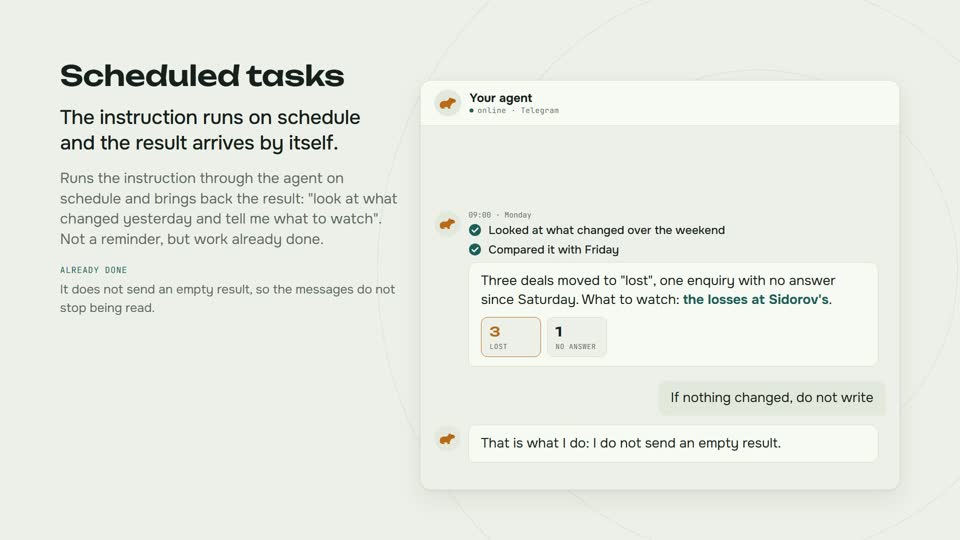 Scheduled tasks